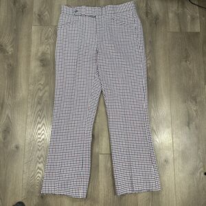 Vintage Jaymar Sansabelt II Pants Mens Houndstooth Dress Slacks 70s USA 34x30